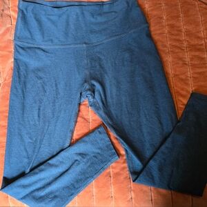 Green / Blue BY Caughtbin the Midi  Leggings Size Large